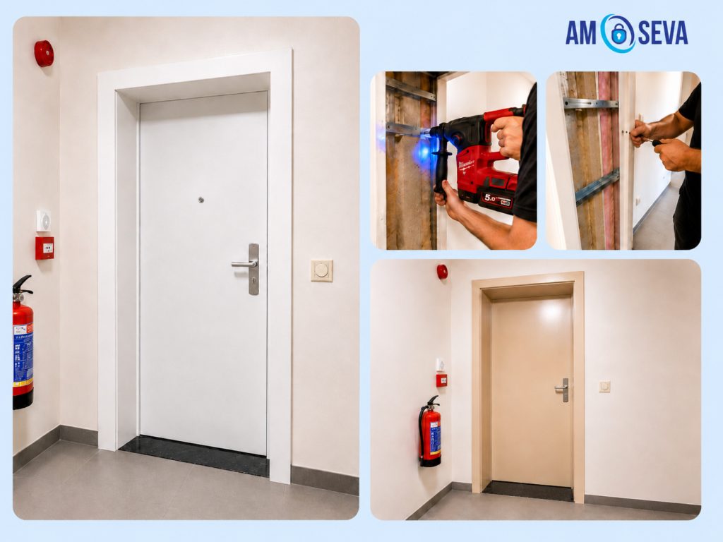 Comment installer une porte blindée avec Am Seva