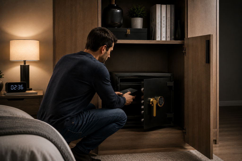 Pourquoi installer un coffre-fort chez soi