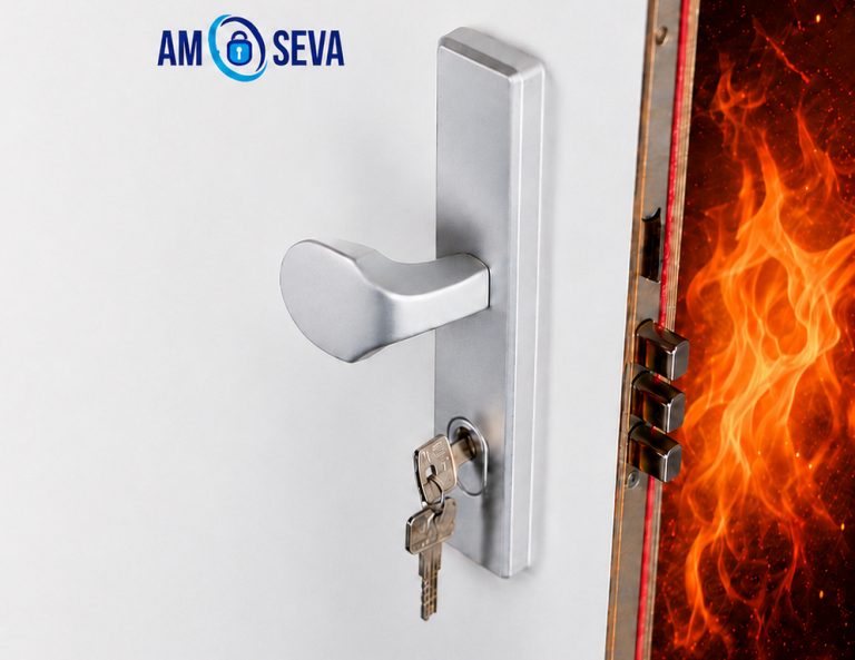 Porte blindée coupe-feu : protection incendie et résistance à l&rsquo;effraction 